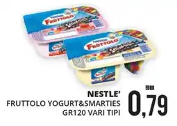Mazzeo Supermercati Nestlé Fruttolo Yogurt&Smarties offerta