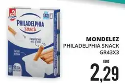 Mazzeo Supermercati Mondelez Philadelphia Snack offerta