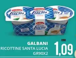 Mazzeo Supermercati Galbani ricottine Santa Lucia offerta