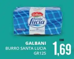 Mazzeo Supermercati Galbani burro santa lucia offerta