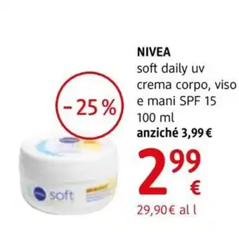 NIVEA soft daily uv