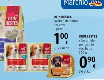 DEIN BESTES salsicce di manzo per cani