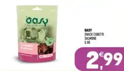 Ayoka Oasy snack cubetti salmone offerta