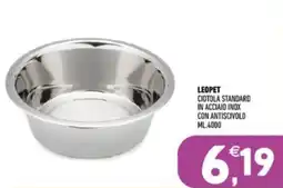 Ayoka Ciotola standard in acciaio inox con antiscivolo offerta