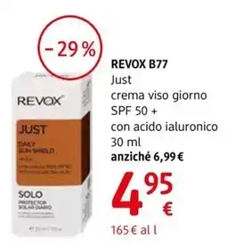 dm drogerie markt Revox Just crema viso giorno offerta