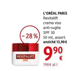 dm drogerie markt L'Oréal Paris Revitalift crema viso anti-rughe offerta