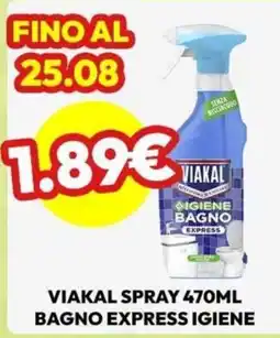 Gemar Detersivi VIAKAL spray igiene bagno express offerta