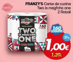 Franzy's Franzy's carta da cucina offerta