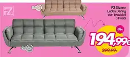 Franzy's FZ Divano Letto Danny con braccioli 3 Posti offerta