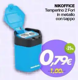 Franzy's Temperino 2 Fori in metallo con tappo offerta