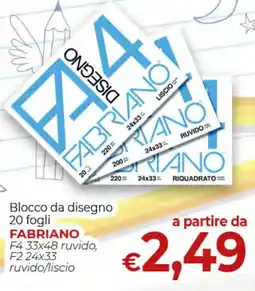 Maxi Nonna Isa Blocco da disegno Fabriano offerta