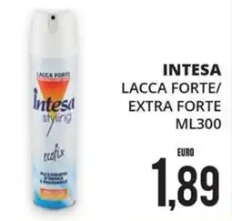 Mazzeo Supermercati Intesa lacca forte/extra forte offerta