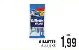 Mazzeo Supermercati Gillette Blu II offerta