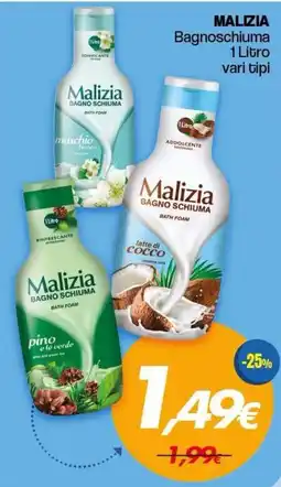 Franzy's Malizia Bagno Schiuma offerta