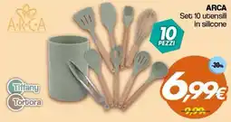 Franzy's ARCA Set 10 utensili in silicone offerta