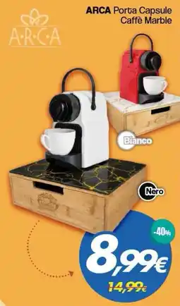 Franzy's ARCA Porta Capsule Caffè Marble offerta