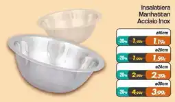 Franzy's Insalatiera Manhattan Acciaio Inox offerta