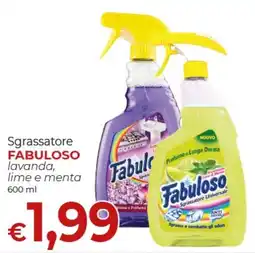 Maxi Nonna Isa Sgrassatore Fabuloso lavanda, lime e menta offerta