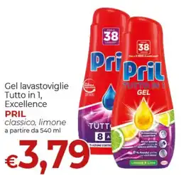 Maxi Nonna Isa Gel lavastoviglie Tutto in 1, Excellence PRIL classico offerta