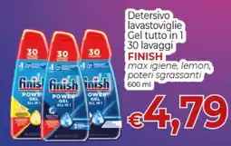 Maxi Nonna Isa Detersivo lavastoviglie Gel tutto in 1 FINISH offerta