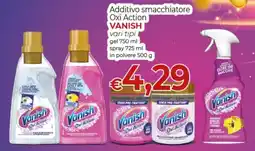 Maxi Nonna Isa Vanish Additivo smacchiatore Oxi Action gel/spray/polvere offerta