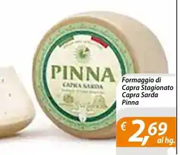 DiMeglio Formaggio di Capra Stagionato Capra Sarda Pinna offerta