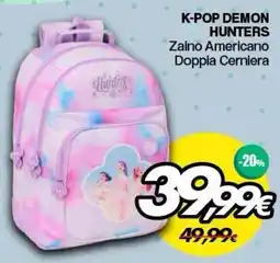 Franzy's K-POP DEMON HUNTERS Zaino Americano Doppia Cerniera offerta