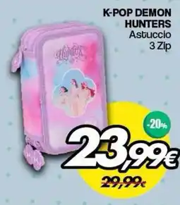 Franzy's K-POP DEMON HUNTERS Astuccio 3 Zip offerta