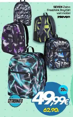 Franzy's SEVEN Zaino Freethink Boy/Girl offerta