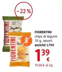 dm drogerie markt Fiorentini chips di legumi offerta