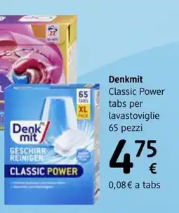 dm drogerie markt Denkmit Classic Power tabs per lavastoviglie offerta