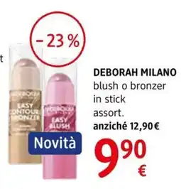 dm drogerie markt Deborah Milano blush o bronzer offerta