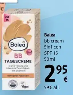 dm drogerie markt Balea bb cream 5in1 offerta