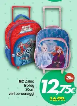 Franzy's MC Zaino Trolley offerta
