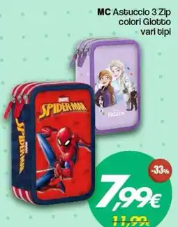 Franzy's MC Astuccio 3 Zip offerta
