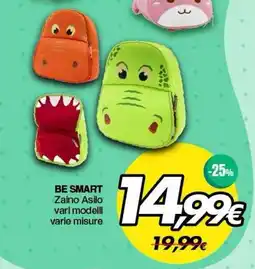 Franzy's BE SMART Zaino Asilo offerta