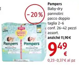 dm drogerie markt Pampers Baby-dry pannolini offerta