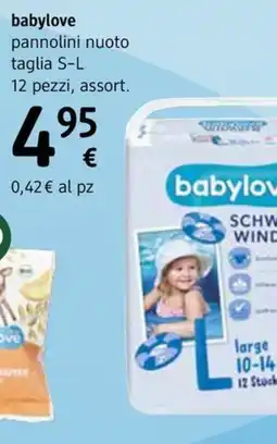 dm drogerie markt babylove pannolini nuoto offerta