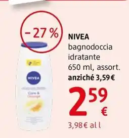 dm drogerie markt NIVEA bagnodoccia idratante offerta