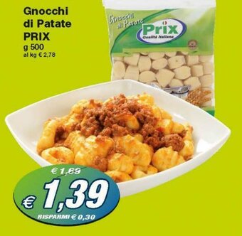 Prix Quality Prix Gnocchi di Patate 500g offerta