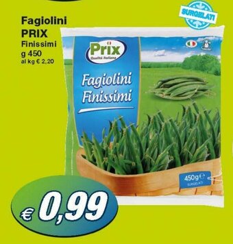 Prix Quality Prix Fagiolini 450g offerta