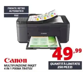 Canon multifunzione inkjet 4 in 1 pixma tr4755l