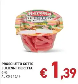 Coal Prosciutto cotto julienne Beretta offerta