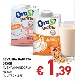 Coal Bevanda barista OraSi offerta
