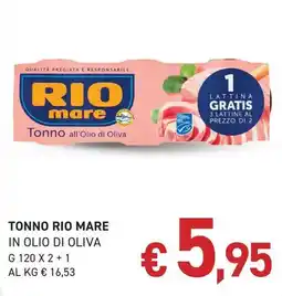 Coal Tonno Rio Mare in olio di oliva offerta