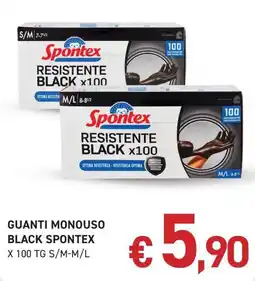 Coal Guanti monouso black spontex offerta