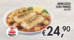 Maxi Coal Merluzzo con patate offerta