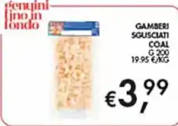 Maxi Coal Gamberi sgusciati coal offerta