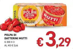 Coal Polpa di datterini Mutti offerta