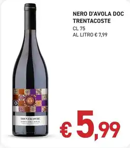 Coal Nero d'avola doc Trentacoste offerta